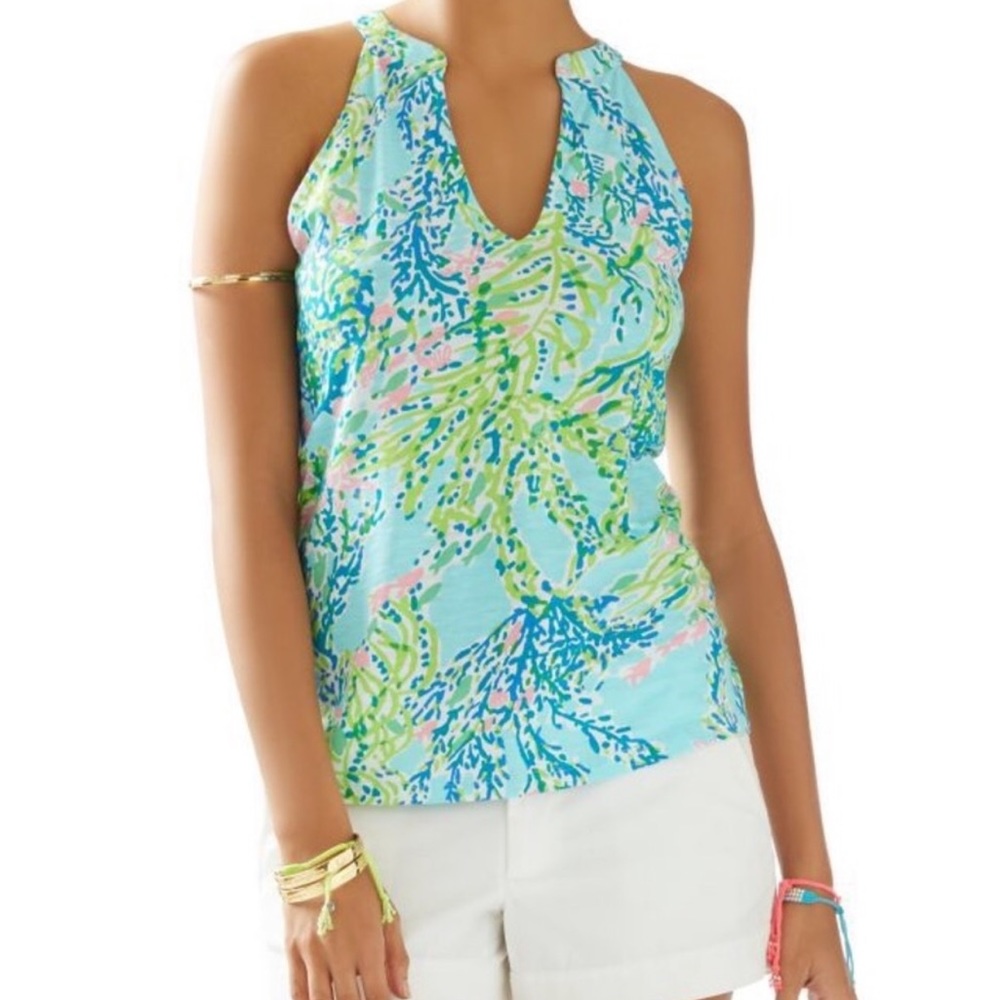 HOST PICK Lilly Pulitzer Aura Tank Sky Blue Heaven